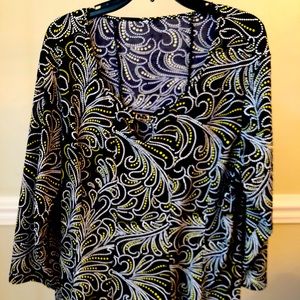 Black with yellow accents Cato Top